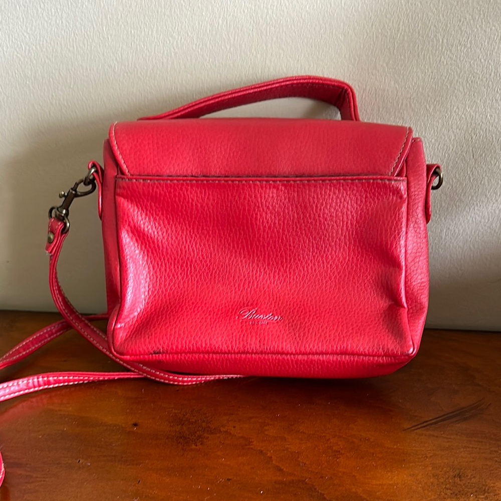 Red Leather Crossbody Bag! - Picture 3 of 5